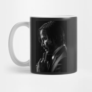 John Wick 4 Black + White Mug